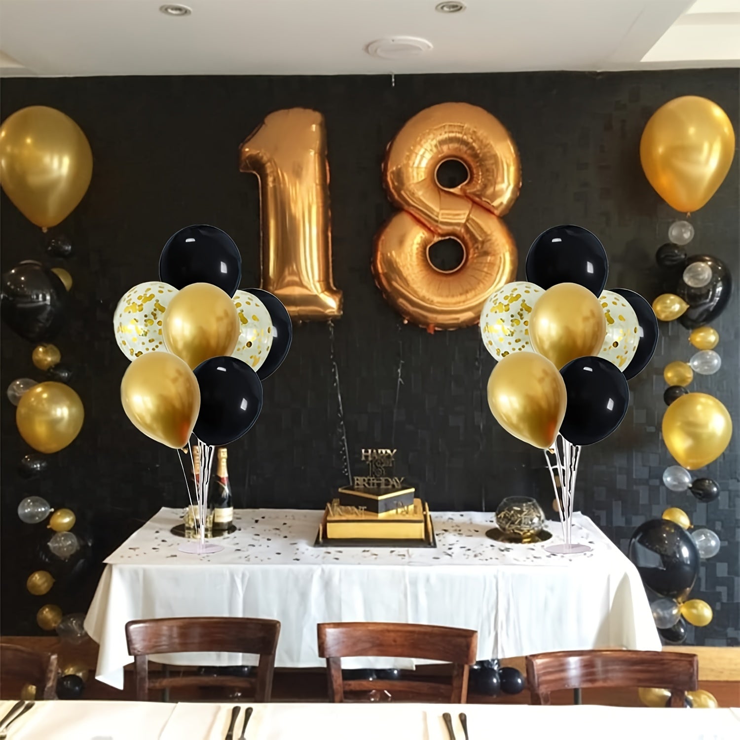 30 48 Cm Glitter Latex Balloons Table Centerpiece Decoration