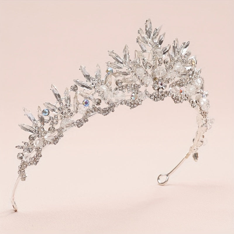 Baroque Crystal Crop Head Jewelry Headband Women's Hair Accessories