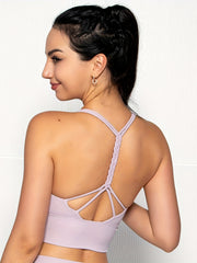 Women's Strappy Longline Sports Bra Medium Support Tank