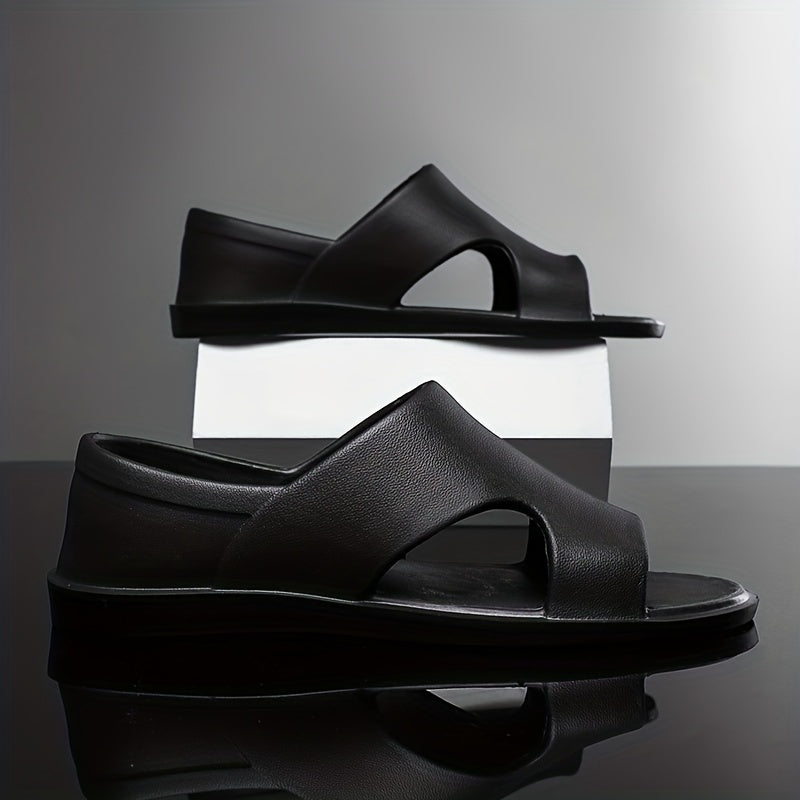 Men's High Heels Sandals Quick Dry Open Toe Beach Shoes