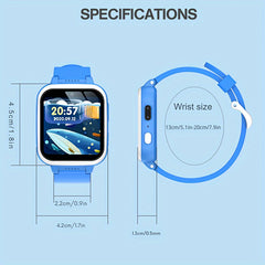 Kids Puzzle Smart Watch HD Touch Screen Camera Music Player Flashlight