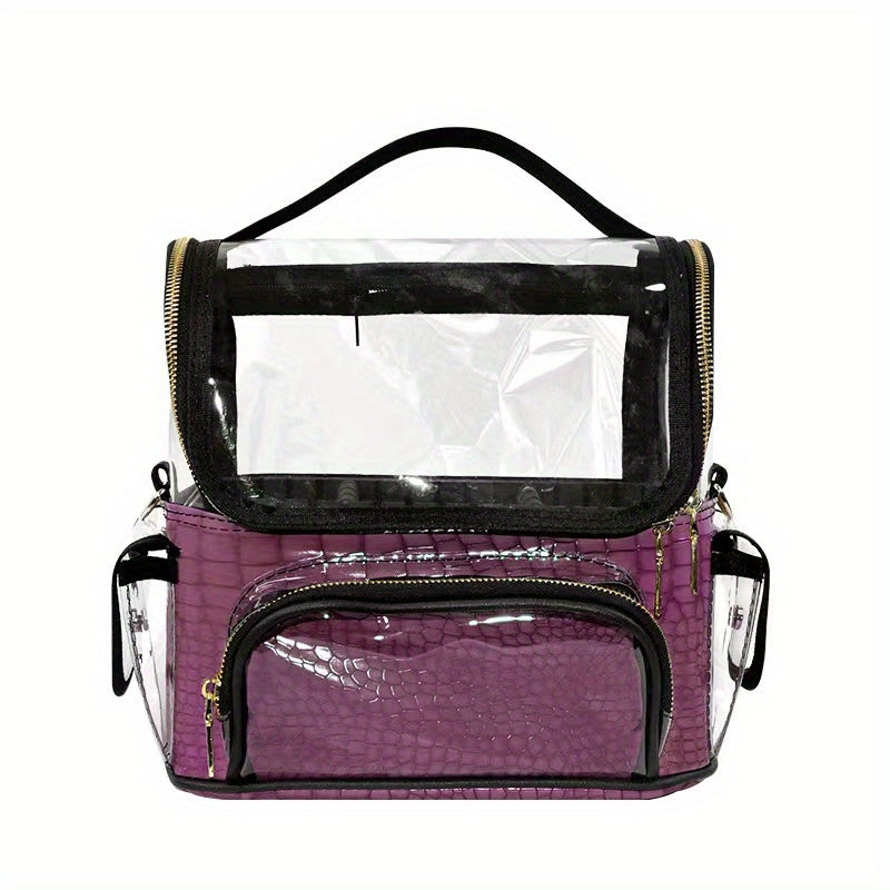 Clear Waterproof Makeup Artist Travel Case Cosmetic Bag