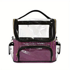 Clear Waterproof Makeup Artist Travel Case Cosmetic Bag