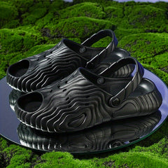 Men's Lightweight Non Slip Sandals Quick Drying Comfy Slides Beach Shoes