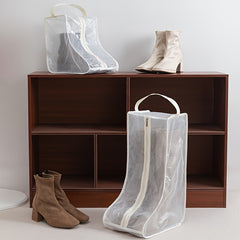 Boots Storage Bag Zipper Lightweight Protective Cover Dust-proof Shoe Container