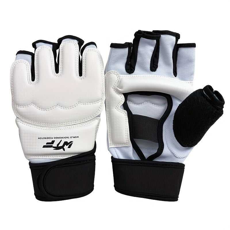 1 Pair Hand Guards And 1 Pair Foot Guards - Taekwondo Gloves And Foot Guards