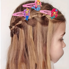 6pcs Mermaid Hair Clips for Girls