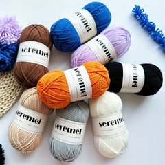 Soft 4-ply Acrylic Yarn 50g - Crocheting & Knitting - 130m