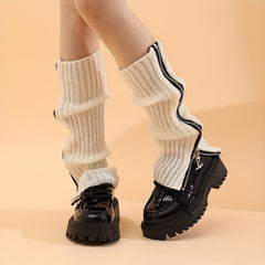 Knitted Knee High Socks Women's Leg Warmers