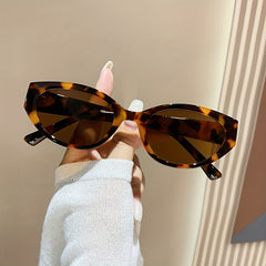 Y2K Cat Eye Oval Sunglasses UV400 Sun Shades