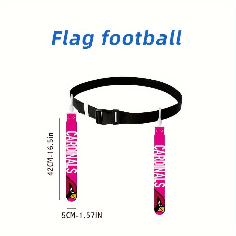 Red Bird Waist Flag Rugby Football Flag With Buckle