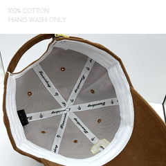 Breathable Cap with Embroidered Letter C for Outdoor Activities