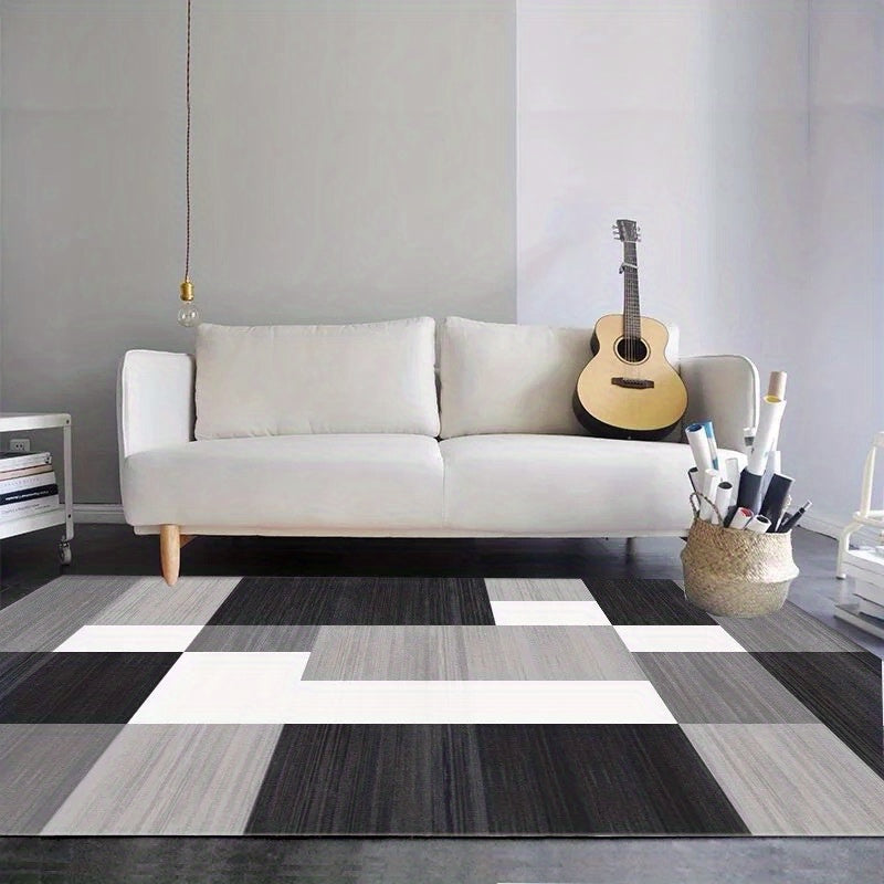 Modern Abstract Soft Area Rug for Living Room