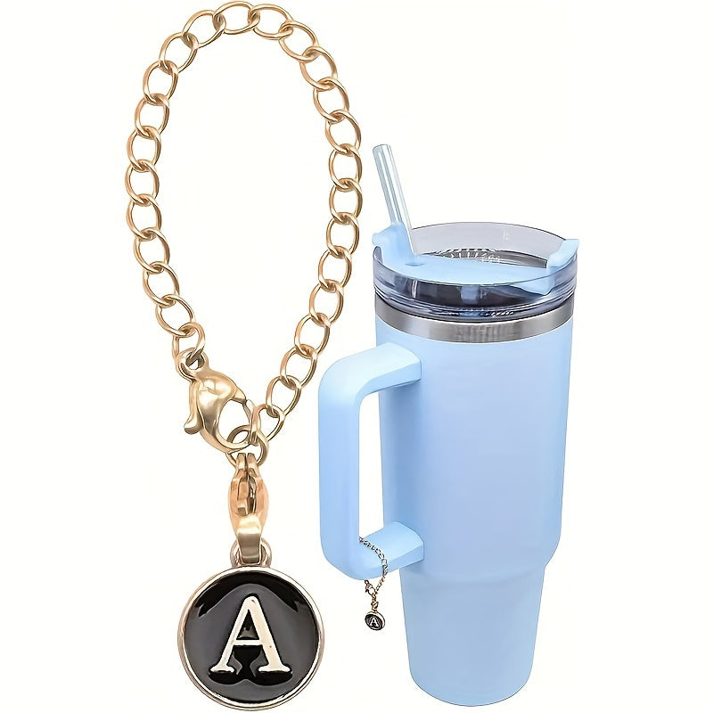 Letter Charm Decoration for Water Bottle Cup Pendant