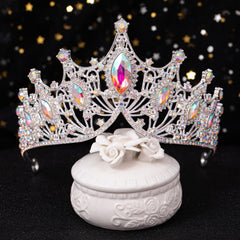 Rhinestone Crown Headband Wedding Bridal Hairband Party Tiara Decorations