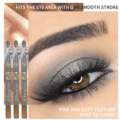 Waterproof Gunmetal Gray Eyeshadow Stick Creamy Metallic Shadow