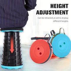 Adjustable Portable Folding Stool For Fishing Camping