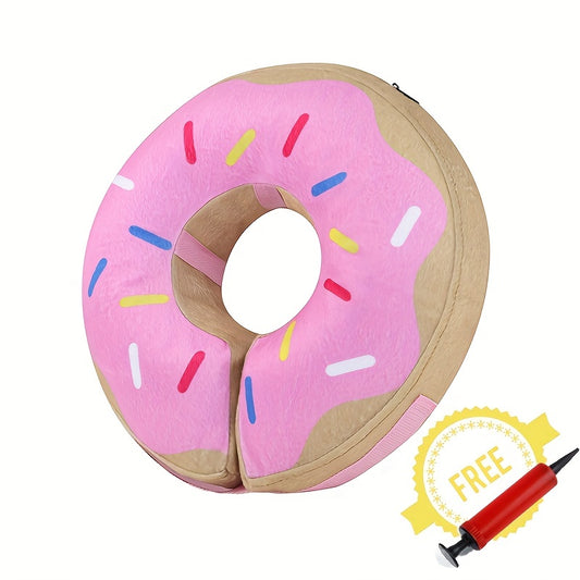 Inflatable Dog Cone Collar Post Surgery Recovery Soft E Collar for Dogs Cats