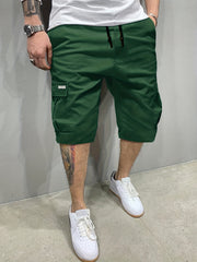 Men's Cargo Short Pants Drawstring Loose Shorts