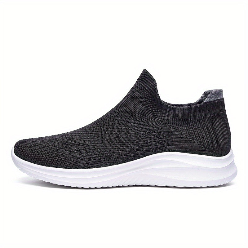 Men's Knitted Slip On Casual Shoes Breathable Lightweight Sock Shoes