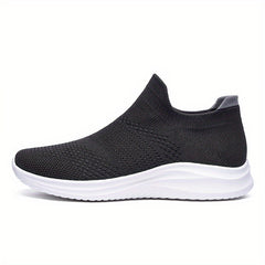 Men's Knitted Slip On Casual Shoes Breathable Lightweight Sock Shoes