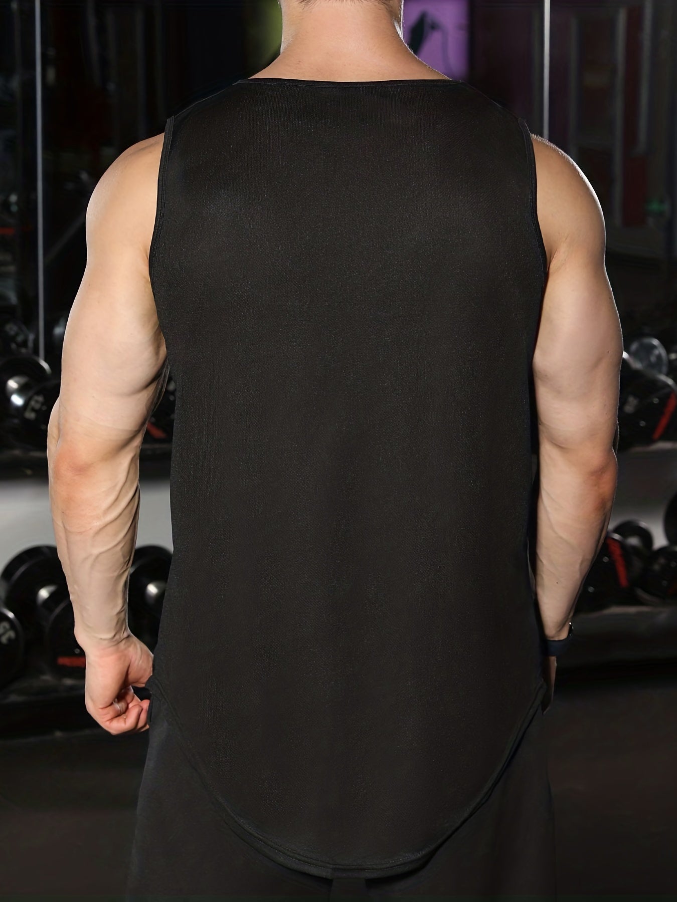 Men's Sleeveless Workout Tank Top Active Stretch Breathable Loose Fit