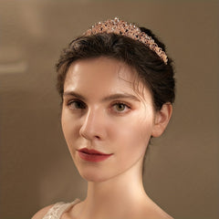Bridal Rhinestone Headband Crown Hair Accessories Tiara Headdress