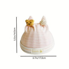 Cartoon Knit Baby Hat Thin Spring Autumn Fetal Hat