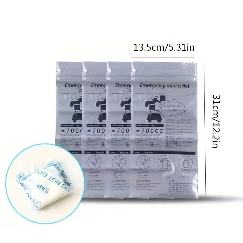 6pcs Portable Camping Pee Bag Disposable Emergency Pee Bag And Vomit Bag