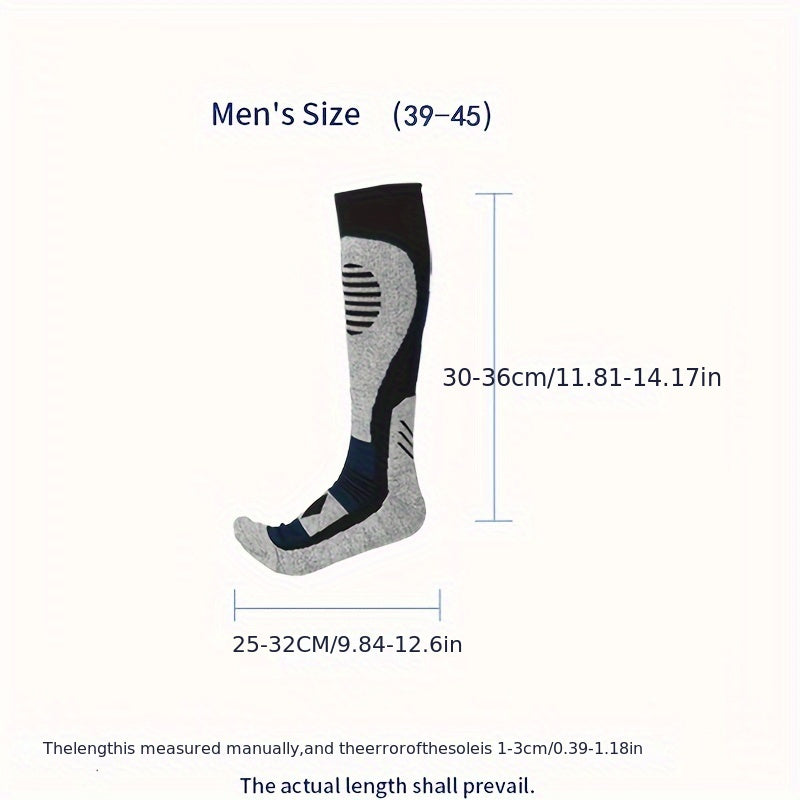 Winter Thickened Ski Socks Elastic Socks Can Stretch More Than 5 91in