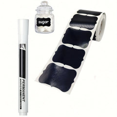 Blackboard Adhesive Label & Marker Pen Set