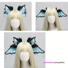 Sea Demon Headband with Cartoon Animal Ears for Cosplay