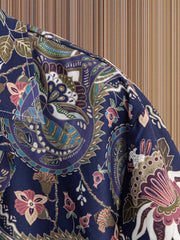 Paisley Print Men s Casual Short Sleeve Hawaiian Shirt