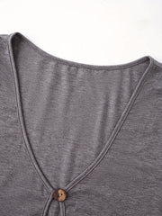 Solid Round Neck Cami Top & Tee Set