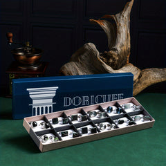 12 Pairs Men's Cuff Links Business Casual Cufflinks