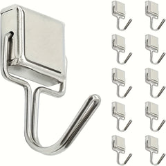 10pcs Magnetic Hooks 6 35KG Strong Magnets With Hooks For Hanging Cruise Fridge
