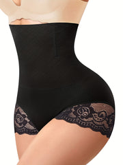 Lace Shaping Panties High Waist Tummy Control Butt Lifting Underwear