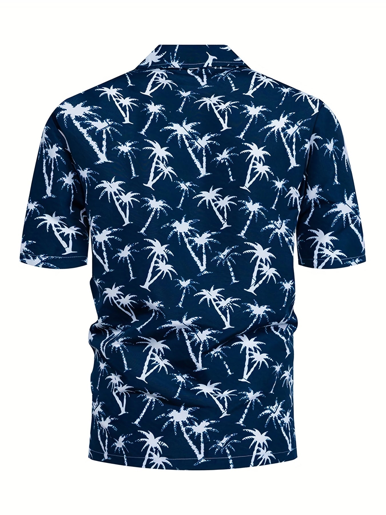 Men's Hawaiian Style Graphic Print Short Sleeve Shirt