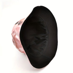 Pink Tie Dye Bucket Hat Reversible Lightweight Fisherman Cap