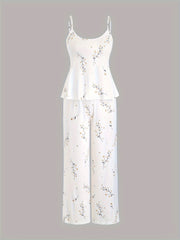 Daisy Print Cami & Pants Lounge Set