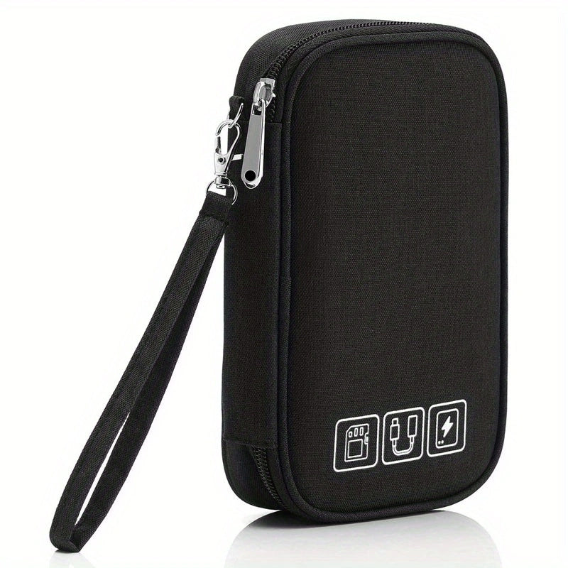 Zipper Data Cable Bag Travel Organzier Lightweight Container