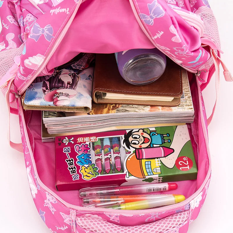 3pcs/Set Girls School Bags Teenagers Printing Rucksack Backpacks Mochila