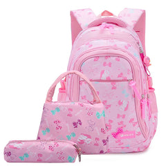 3pcs/Set Girls School Bags Teenagers Printing Rucksack Backpacks Mochila