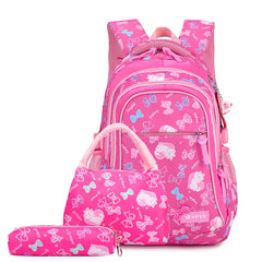 3pcs/Set Girls School Bags Teenagers Printing Rucksack Backpacks Mochila
