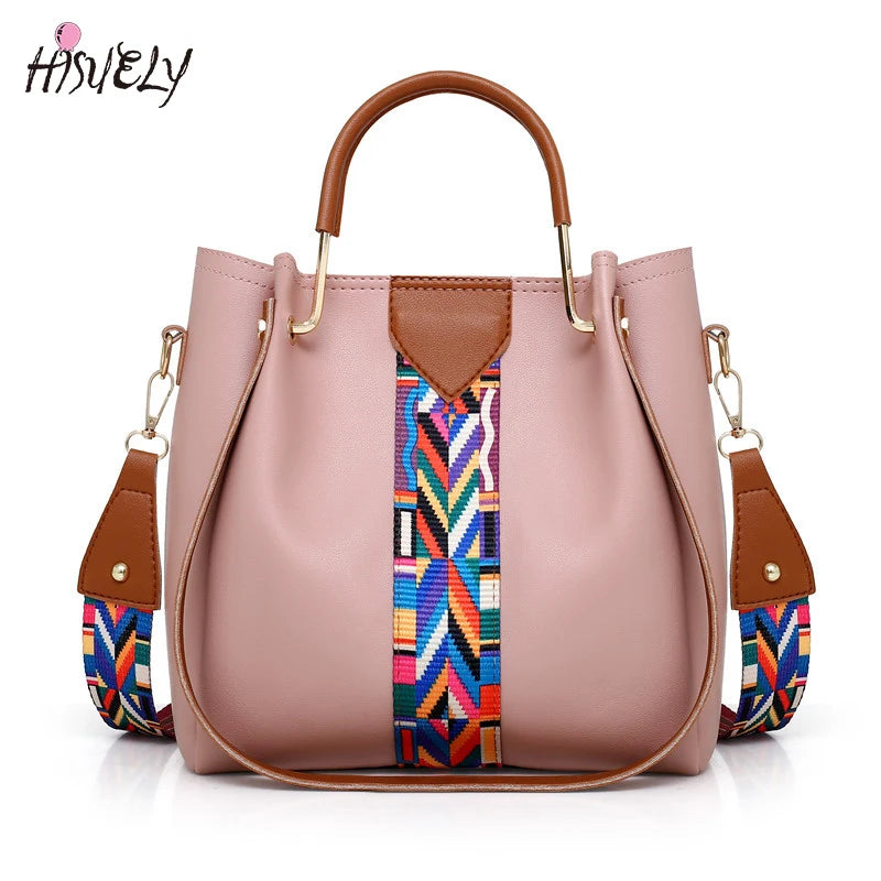 3pcs Set Composite Bag High Pu Leather Totes Bag Femal Handbag Crossbody Bags