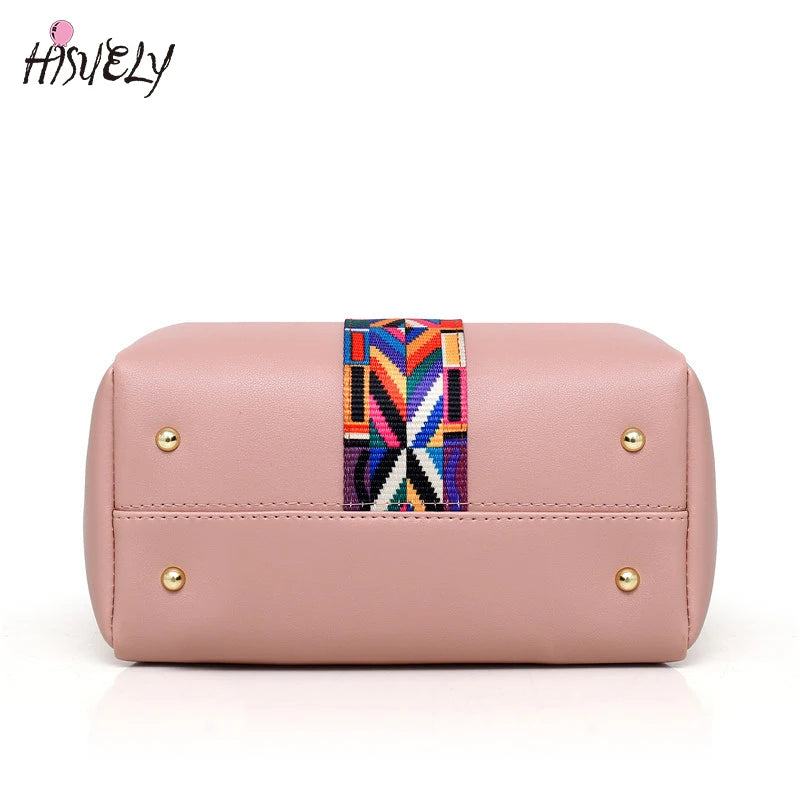 3pcs Set Composite Bag High Pu Leather Totes Bag Femal Handbag Crossbody Bags