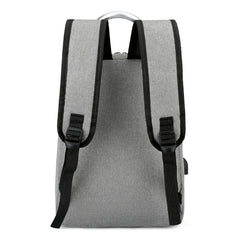 Canvas Men's Backpacks USB Laptop Business Shoulder Messenger Bag Rucksack