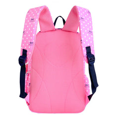 3pcs/set Dot Printing School Bags Backpack Kids Girls Student Mochilas