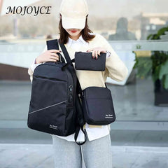 3pcs Travel Backpacks Messenger Bags School Bags