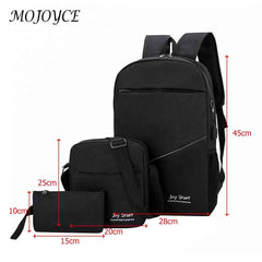 3pcs Travel Backpacks Messenger Bags School Bags